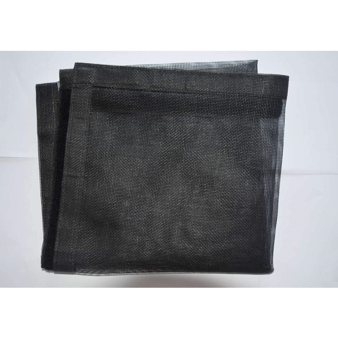 Black Pre-Stitched Mosquito Mesh with Self-Adhesive Hook Tape for Windows